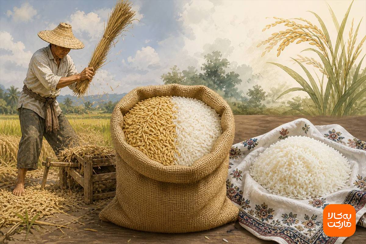 برنج قاطی؛ روایتی پنهان از فریب، از شالیکوبی تا سفره مردم!