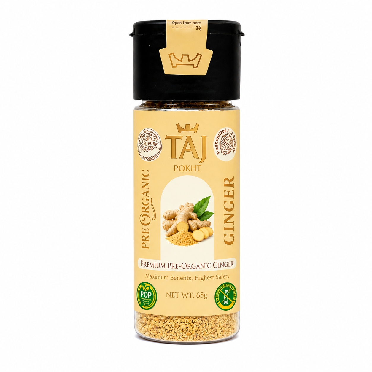 زنجبیل Pre ارگانیک (Baby Ginger) 65 گرم تاج پخت