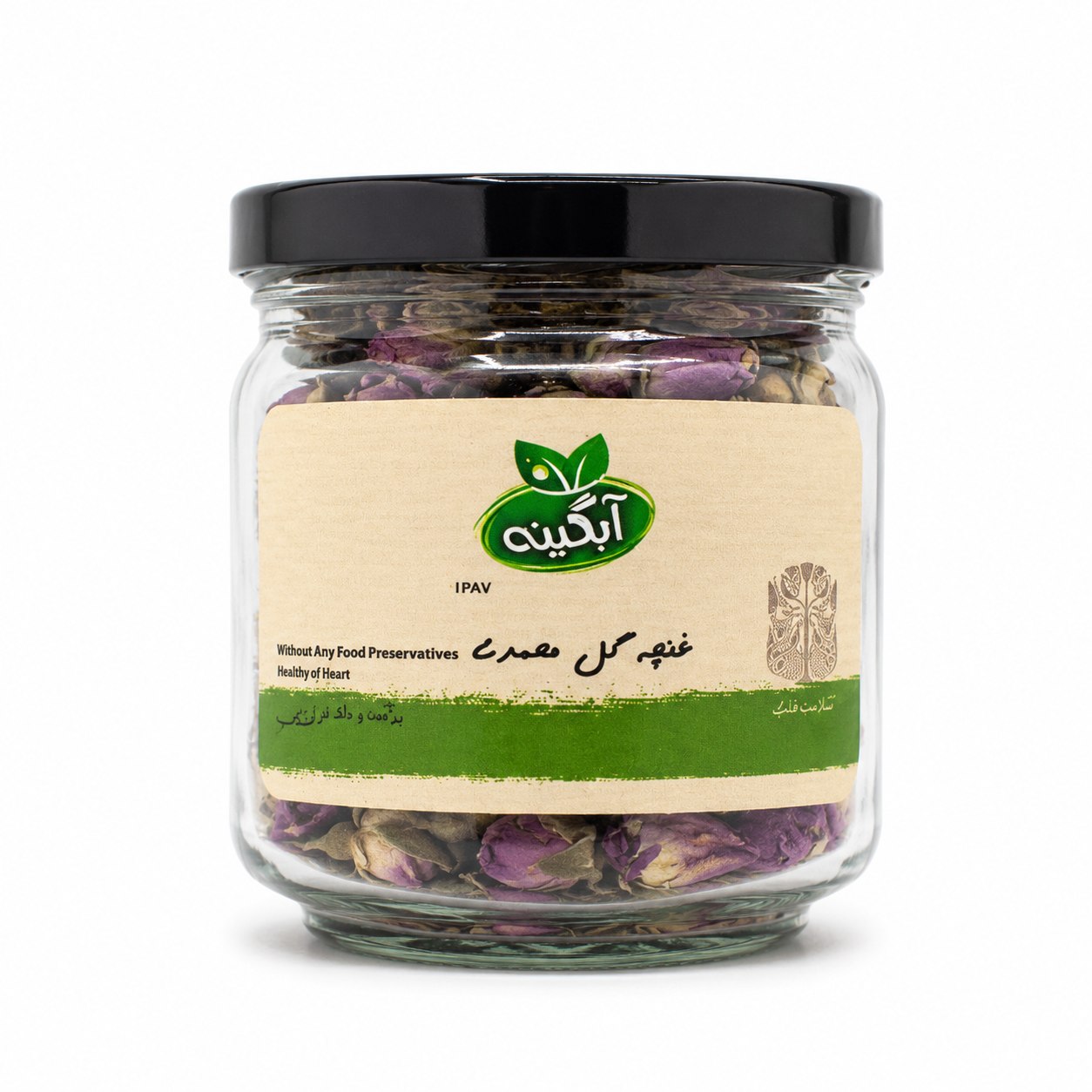 غنچه گل محمدی ارگانیک 60 گرم آبگینه