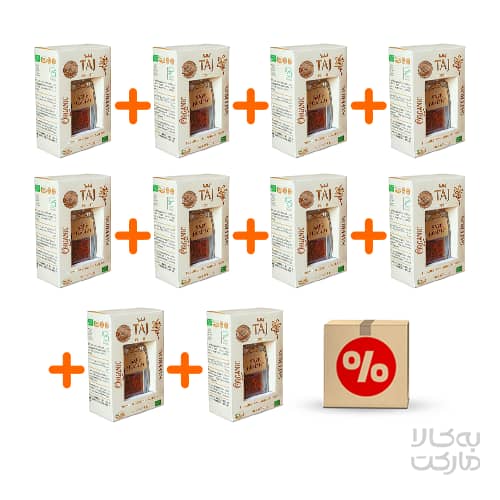 زعفران صددرصد ارگانیک نیم مثقال(2.3 گرم) تاج پخت پک 10 عددی